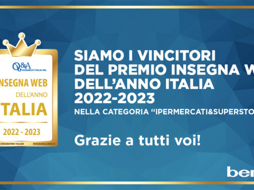 Assegnato a Bennet il premio “Insegna Web dell’Anno” Italia 2022-2023